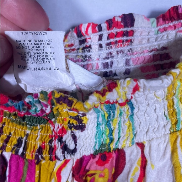 JAMS WORLD 50 YEARS WOMENS FLORAL PANTS PINK LARGE MADE IN HAWAII - Picture 4 of 5